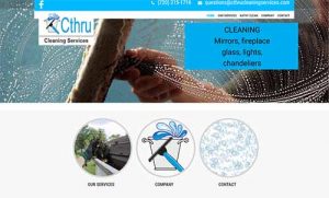 CThru Cleaning services website
