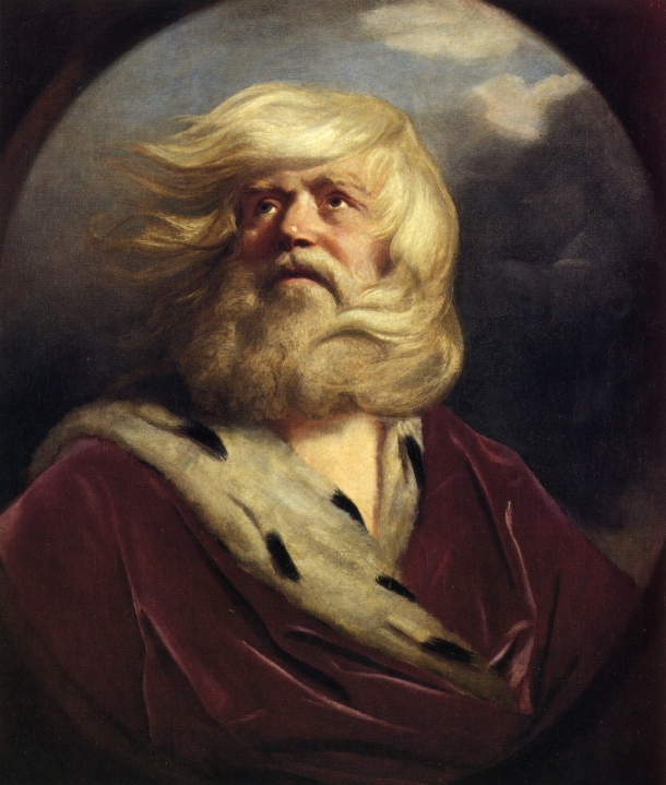 Painting of King Lear