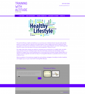 Training with Altitude Website