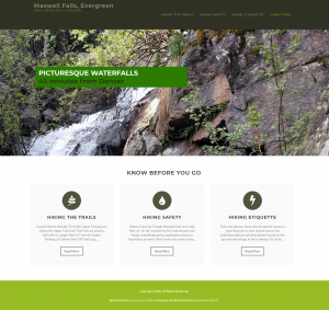 Website Maxwell Falls