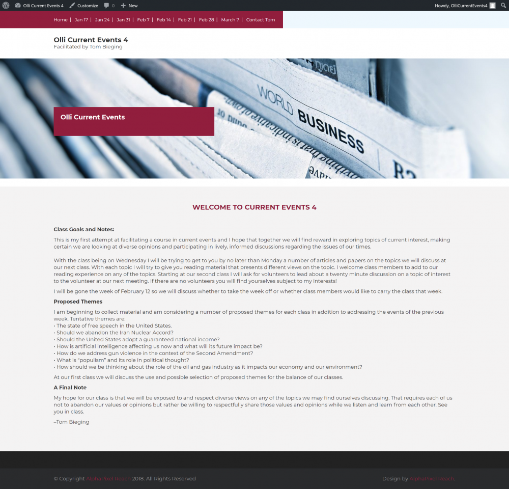 Olli Website