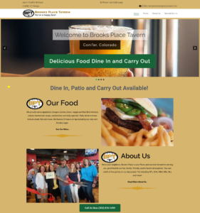 image of brooks place tavern website