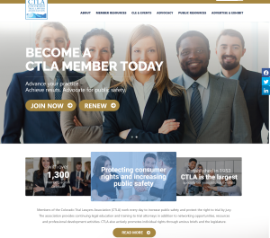 Colorado Trial Lawyers Association website