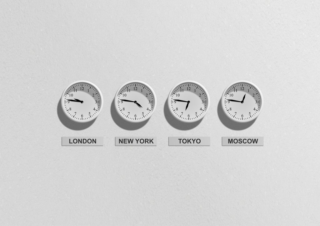 cocks for different time zones