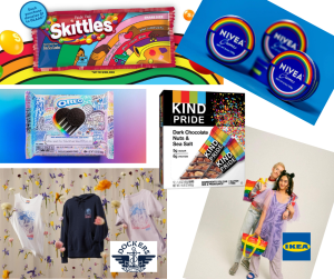 products that support PRIDE. Rainbow washing blog image