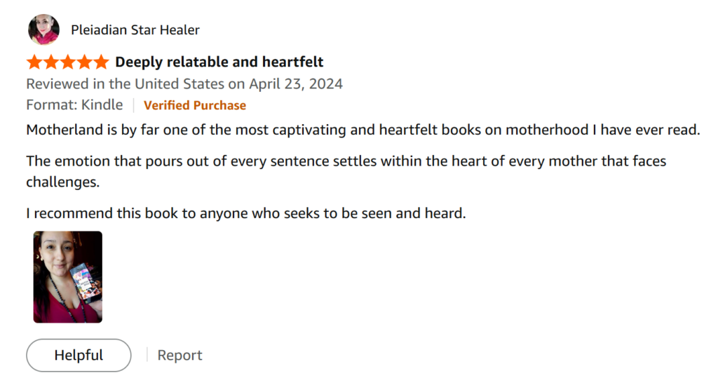 Book reviews for Motherland anthology